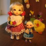 Встречаем Светлую Пасху. Куклы БЖД Пукифи Анте и Реалпуки Пупу