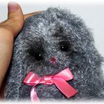 Зая Мила, игрушка вязанная крючком