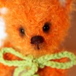 Маленький лис. Игрушка вязанная крючком