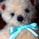 Мишка Фунтик - игрушка вязанная крючком