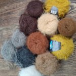 Набор пряжи( пух норки)