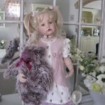 Прекрасный Ангел трех лет. Hildegard Gunzel в фарфоре.