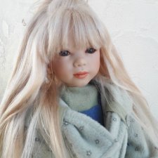 Белокурый ребенок Илзе ( Ilse) от Annette Himstedt. 2002 год.