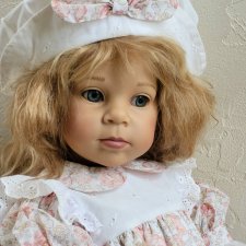 Очаровательная редкая малышка Янина (Janina) в розовом  от Elisabeth Lindner (GOTZ).