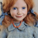 Смешная Celest.  Коллекционная кукла  от Zwergnase. 2000 год. Раритет