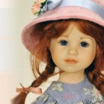 Очаровательная милая  Ninette 2016 года от Heidi Plusczok  (молд Jette) Полный комплект