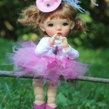 Meadowdolls Twinkle Sissi в цвете шоколад с веснушками с авторским мейком