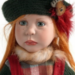 Очаровательная коллекционная кукла Nadeschda из спецвыпуска 2007 года. Состояние новой.