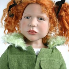 Рыжая красотка Amalia Zwergnase. Art doll 2005  год