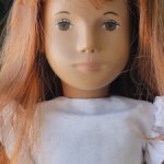 Sasha redhair White dress Sasha Morgenthaler