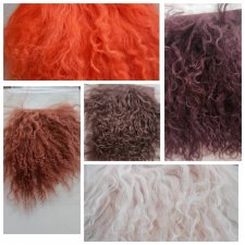 Трессы тибетской ламы на шкурке