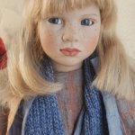 Парик из натуральных волос. Блонд