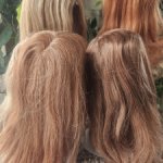 Парики натуральные новые.