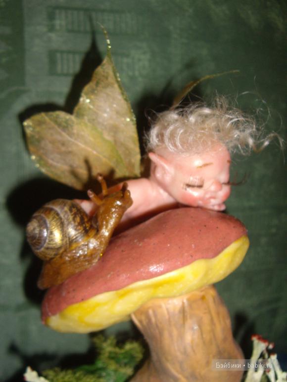 Серия Маленький цветочный эльф, Друзья - миниатюрные куклы своими руками (фото 3)