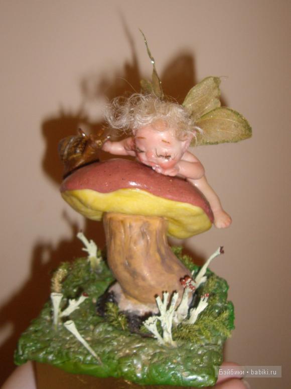 Серия Маленький цветочный эльф, Друзья - миниатюрные куклы своими руками (фото 4)