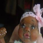 Черная жемчужинка - кукла своими руками, материал Cernit