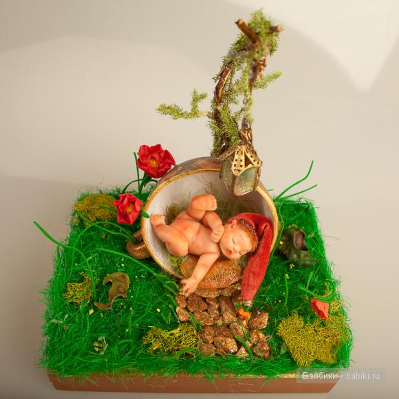 "Ночь в саду". Авторская кукла Натальи Игнатьевой (фото 3)