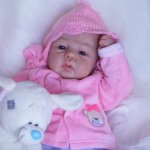 Плюшка Ангелина. Кукла реборн Олеси Венгер