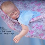 Наша Лиечка устала, сладко сладко задремала. Кукла реборн Олеси Венгер