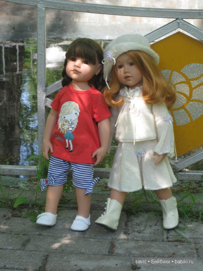 Наша летняя весна. Софиюшкина прогулка. Кукла София от Готц (фото 4)