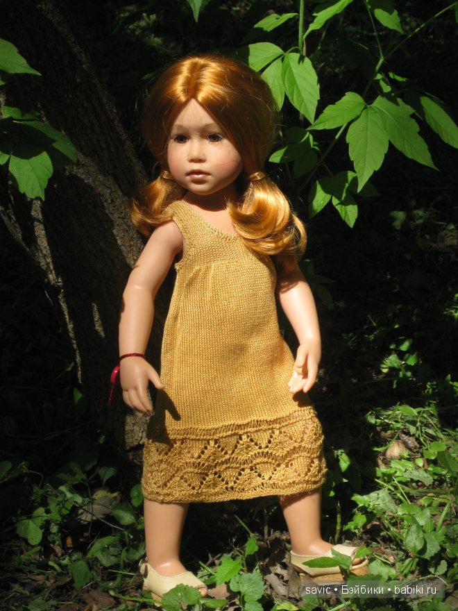 Наша летняя весна. Софиюшкина прогулка. Кукла София от Готц (фото 7)