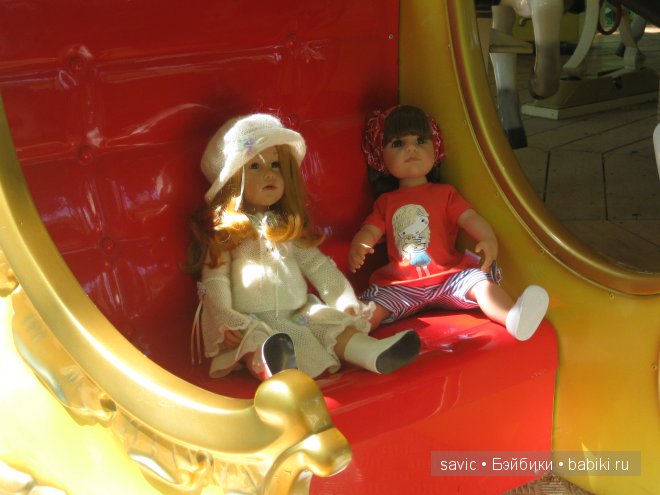 Наша летняя весна. Софиюшкина прогулка. Кукла София от Готц (фото 5)