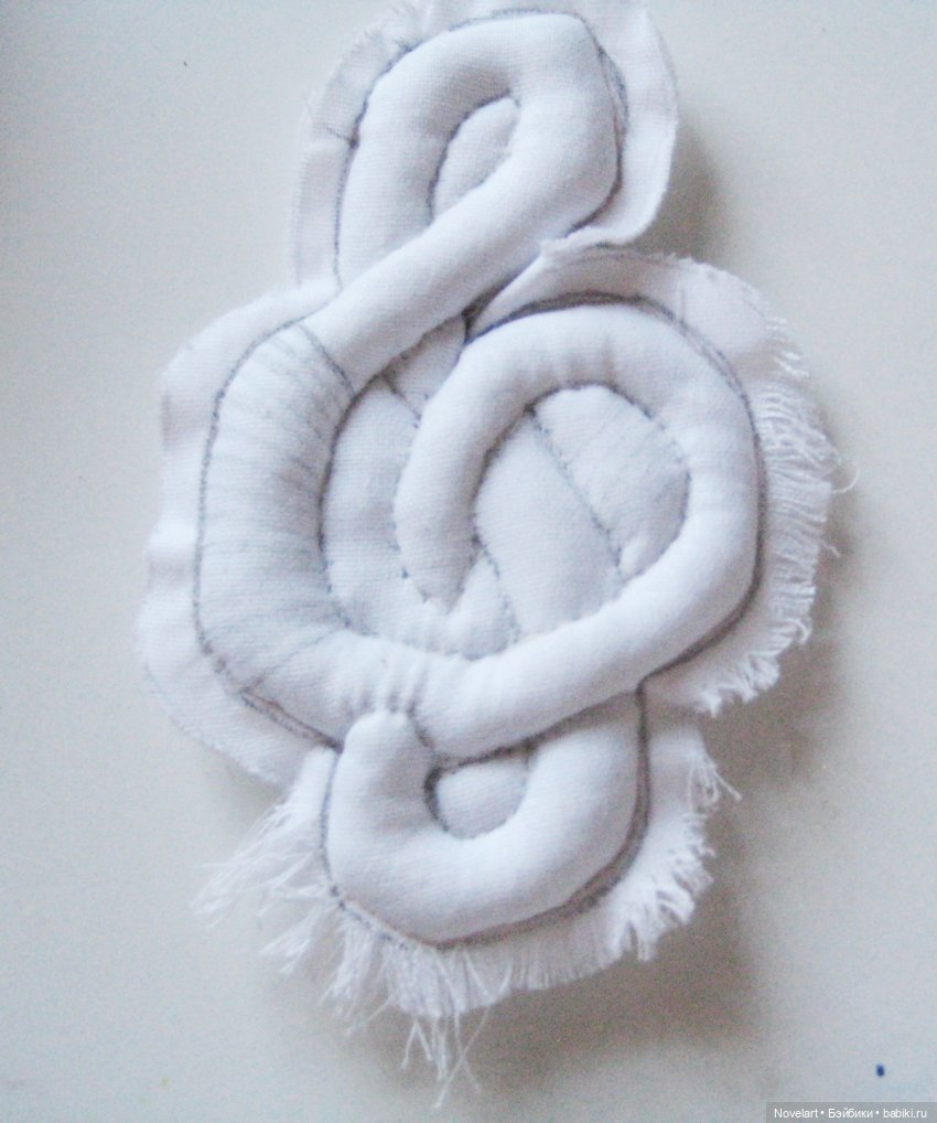 Новогодняя текстильная игрушка - "Скрипичный ключ" (фото 7)