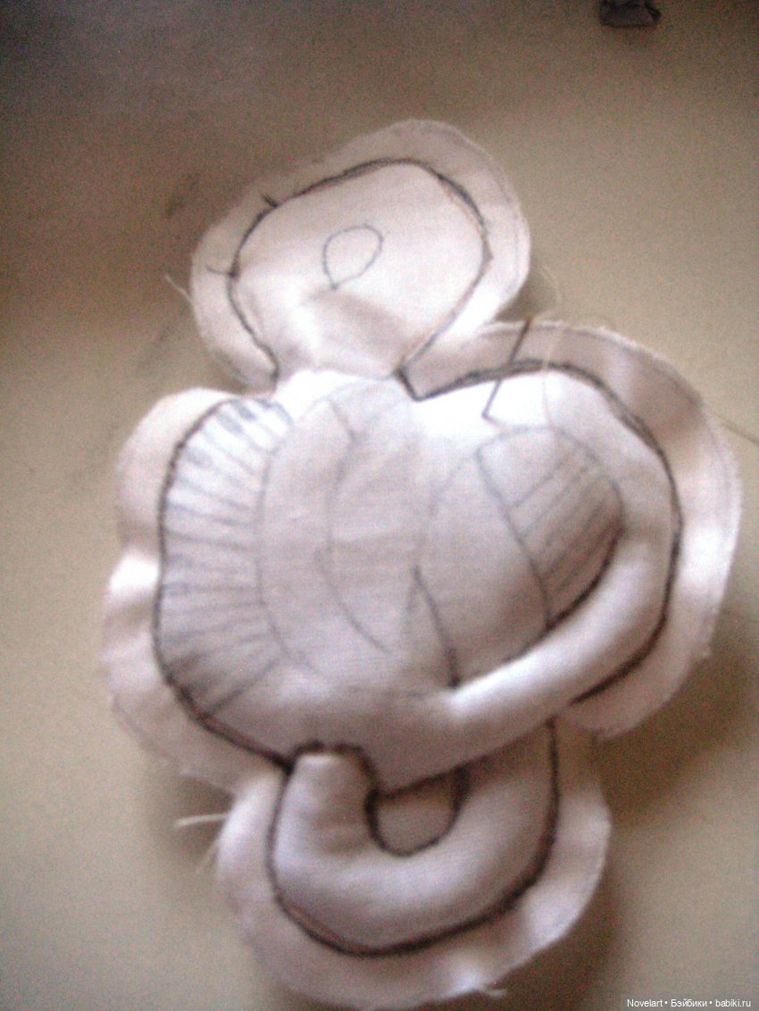 Новогодняя текстильная игрушка - "Скрипичный ключ" (фото 6)