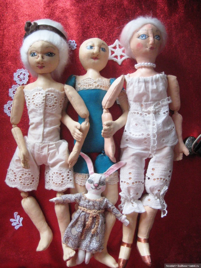 Куклы из ткани своими руками: идеи, выкройки, порядок работ - aikimaster.ru