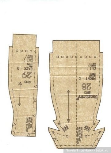 Платья для кукол типа Барби в старинном стиле "музейная коллекция США". Выкройки