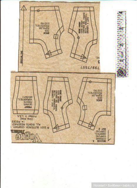 Платье в старинном стиле для кукол Барби и подобных им. Выкройка