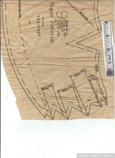 Платье в старинном стиле для кукол Барби и подобных им. Выкройка