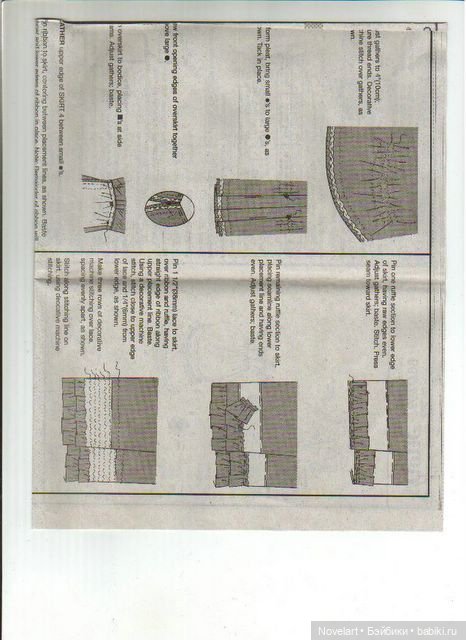 Платье в старинном стиле для кукол Барби и подобных им. Выкройка