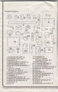 Платья для кукол типа Барби в старинном стиле "музейная коллекция США". Выкройки (фото 3)