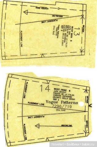 Выкройки платьев и шляпки для кукол типа Барби