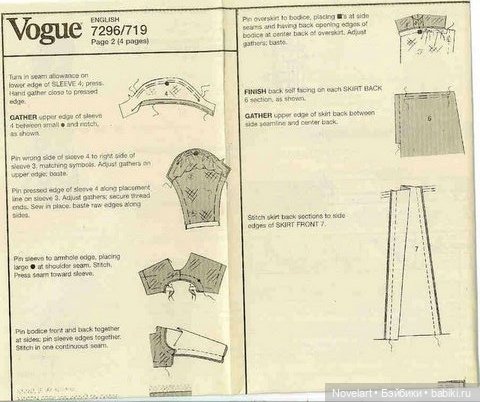 Выкройки платьев и шляпки для кукол типа Барби (фото 3)