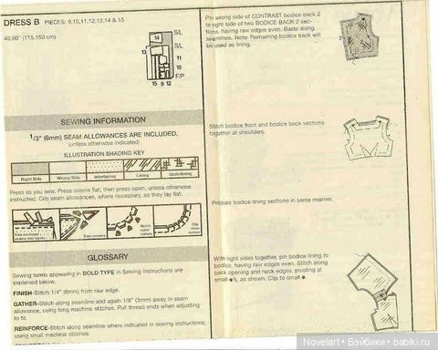 Выкройки платьев и шляпки для кукол типа Барби (фото 6)