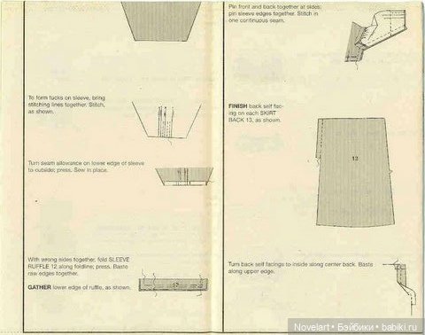 Выкройки платьев и шляпки для кукол типа Барби