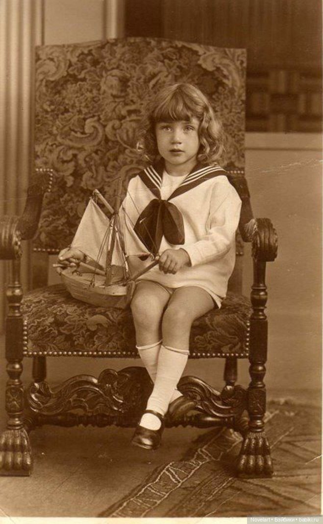 Старинные фотографии - дети с корабликами. Для вдохновения (фото 5)