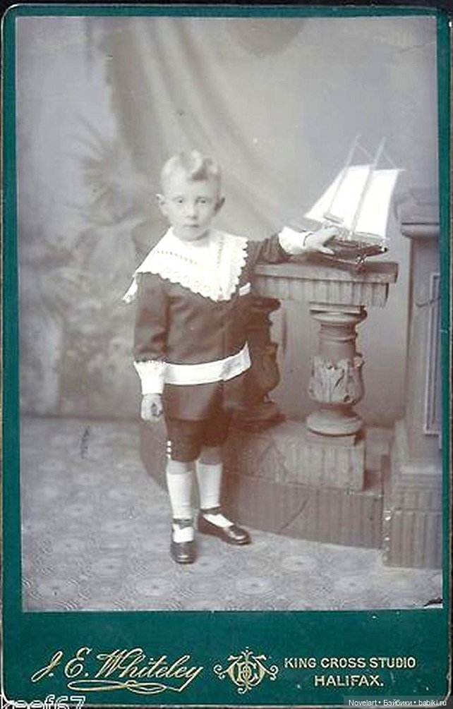 Старинные фотографии - дети с корабликами. Для вдохновения (фото 8)