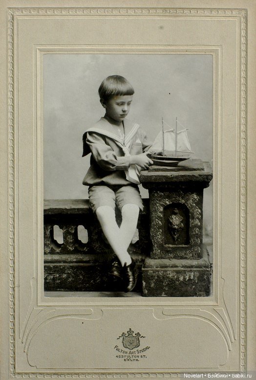 Старинные фотографии - дети с корабликами. Для вдохновения (фото 2)