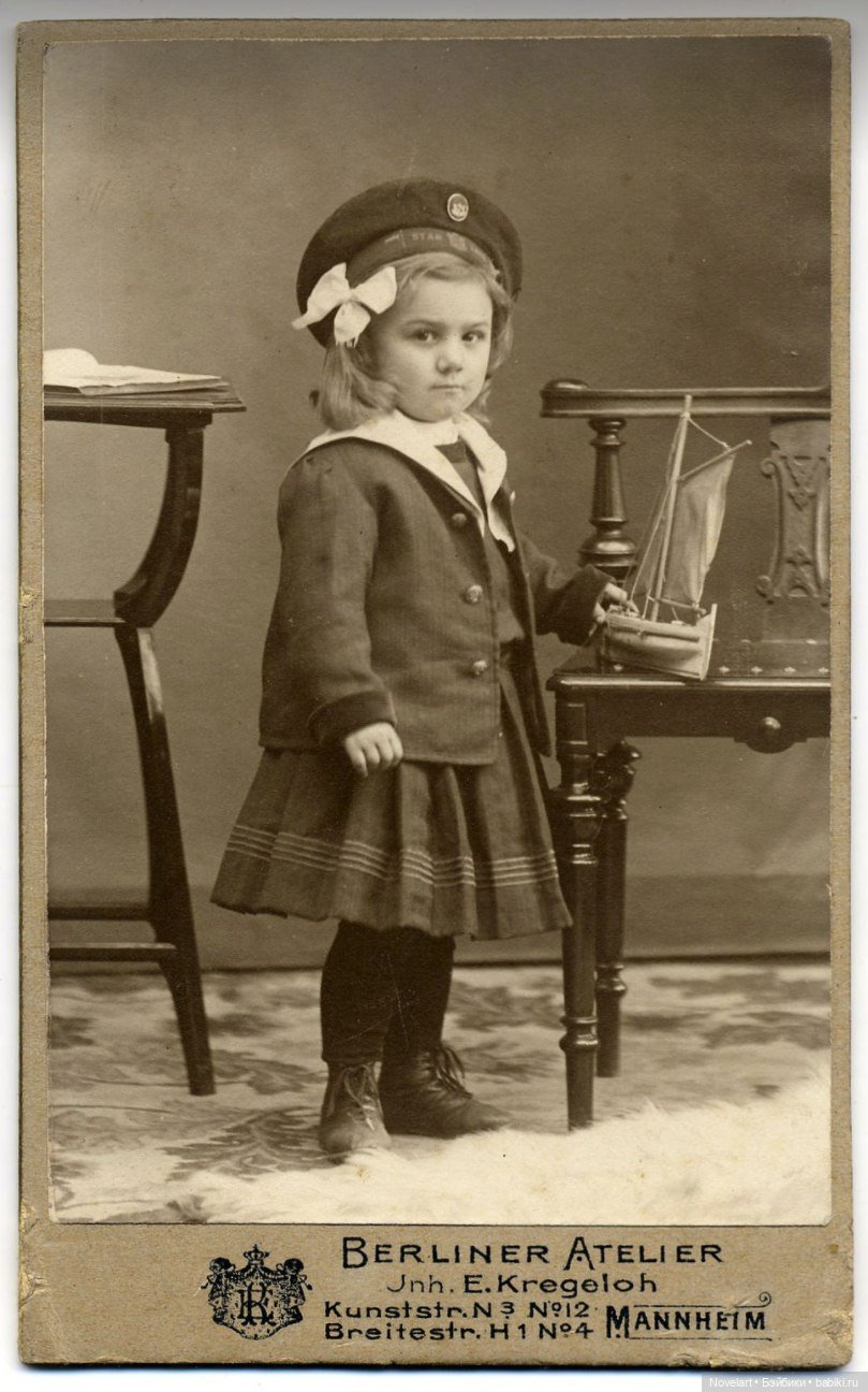 Старинные фотографии - дети с корабликами. Для вдохновения (фото 4)