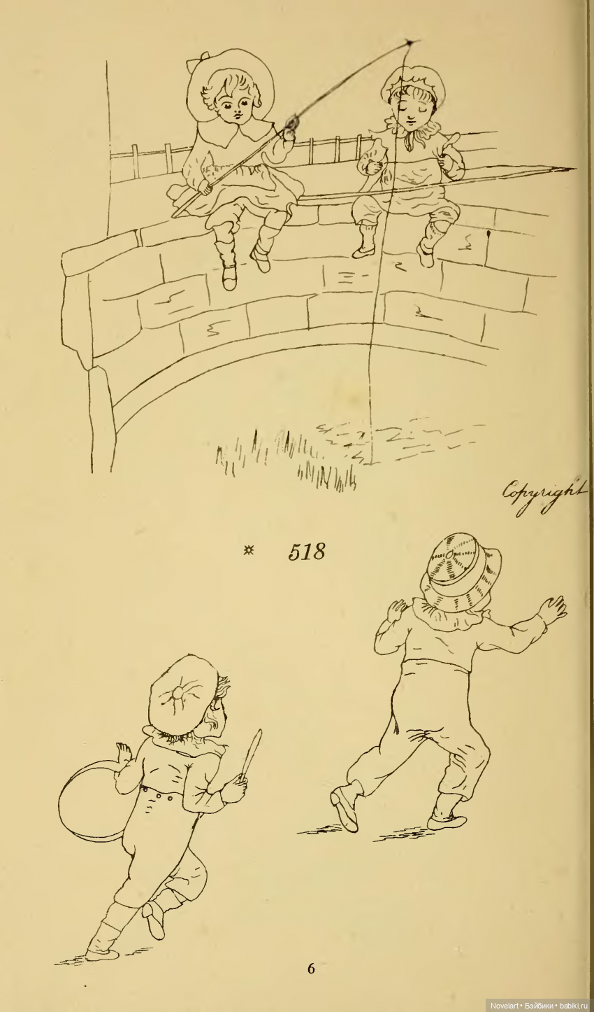 Для вышивки и декупажа. Схемы для вышивки 1885г (фото 7)