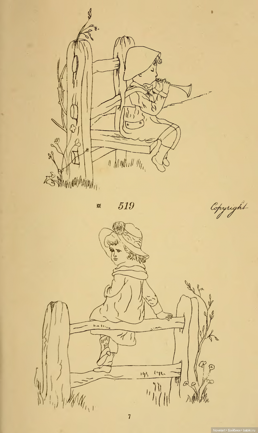 Для вышивки и декупажа. Схемы для вышивки 1885г (фото 8)