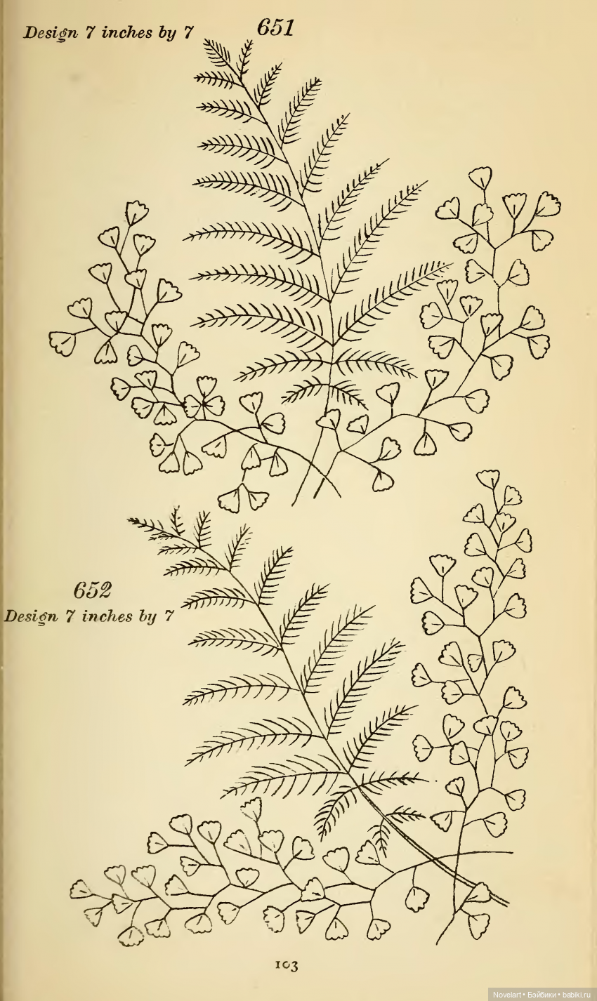 Для вышивки и декупажа. Схемы для вышивки 1885г (фото 2)