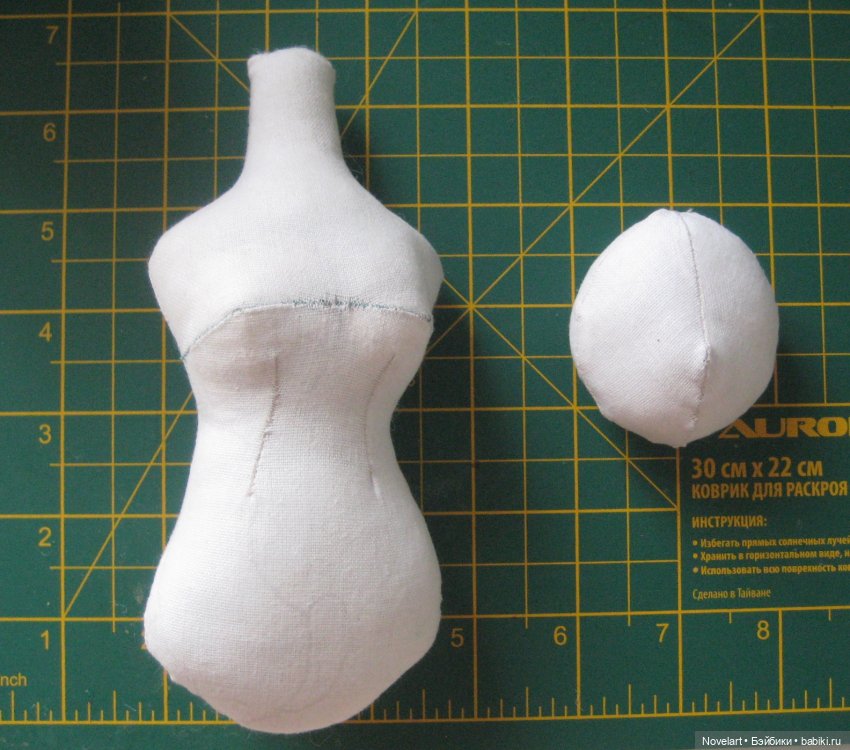 Продолжаю проект по пошиву текстильных кукол по интернетовским выкройкам. Кукла по выкройке №.2