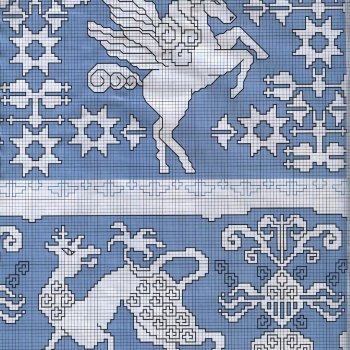 Схемы вышивки в стиле ассизи.