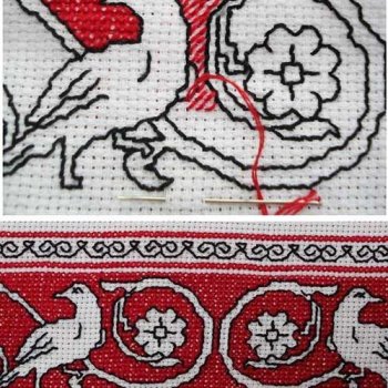 Ассизская вышивка. Как вышивать?