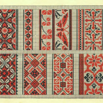 Народные вышивки. Ф. Гриневич, 1930г.