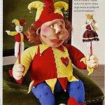 Красавец Аркаша - кукла из капрона своими руками